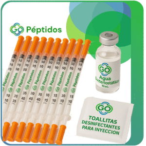 Combo de Agua Bacteriostática (10 mL) + 10 Jeringas de 1 mL