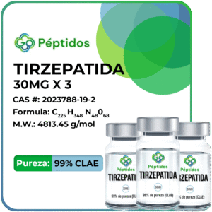 Tirzepatida (Combo de 3) 30mg x 3= 90mg